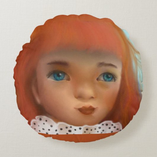 Dina Rundes Kissen (Vorderseite)