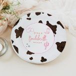 DINA Space Cowgirl Wüste Bachelorette Disco Pappteller<br><div class="desc">Die Dina-Kollektion umfasst Elemente mit Cowgirl-Design wie Holografie,  Cowgirl-Accessoires und Cowgirl-Accessoires. Diese Kollektion ist perfekt für Ihr Strandwochenende!</div>
