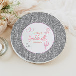DINA Space Cowgirl Wüste Bachelorette Disco Pappteller<br><div class="desc">Die Dina-Kollektion umfasst Elemente mit Cowgirl-Design wie Holografie,  Cowgirl-Accessoires und Cowgirl-Accessoires. Diese Kollektion ist perfekt für Ihr Strandwochenende!</div>