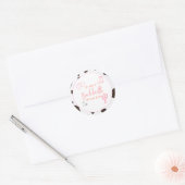 DINA Space Cowgirl Wüste Bachelorette Disco Runder Aufkleber (Umschlag)