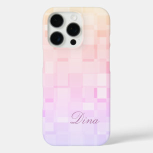 Dina - Vorlage für Ihren Namen Weich Pastell gefär iPhone 16 Pro Hülle