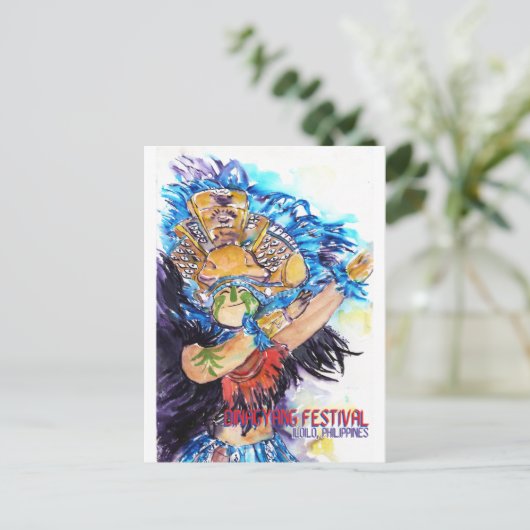 Dinagyang Festival - DNM Postkarten (Stehend Vorderseite)