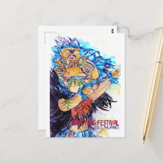 Dinagyang Festival - DNM Postkarten (Vorderseite/Rückseite Beispiel)