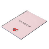 Dinah Heart Pink Notizblock (Linke Seite)