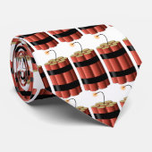 Dinamite Boom oder explosives Muster Krawatte (Gerollt)