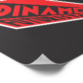 Dinamo Futurista Marinetti Sfida alle Stelle Poster (Ecke)