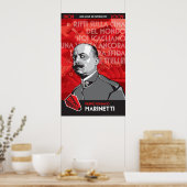 Dinamo Futurista Marinetti Sfida alle Stelle Poster (Küche)