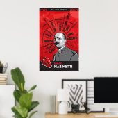 Dinamo Futurista Marinetti Zang Tumb Poster (Heimbüro)