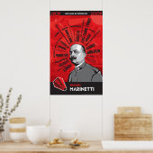Dinamo Futurista Marinetti Zang Tumb Poster (Küche)