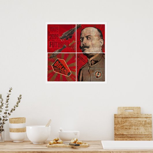 Dinamo Marinetti Box print Poster (Küche)