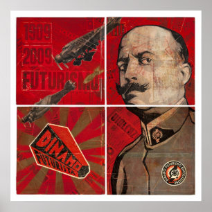 Dinamo Marinetti Kastendruck Poster