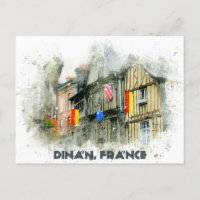 Dinan France Mittelalterliche Stadt Frankreich Rei