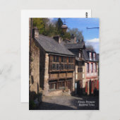Dinan Medieval Village Bretagne Frankreich Postkarte (Vorne/Hinten)