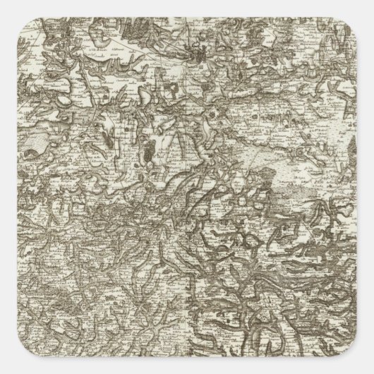 Dinan Quadratischer Aufkleber (Vorderseite)