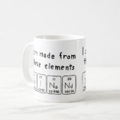 Dinand Periodenname Tasse (Vorderseite Links)