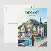 DINANT BELGIEN POSTKARTE (Vorne/Hinten)