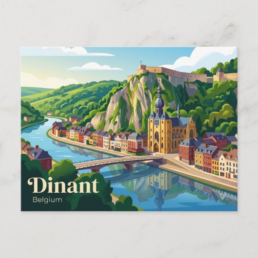 Dinant Belgien Postkarte (Vorderseite)