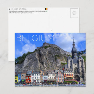 Dinant, Belgien Reise-Postkarte Postkarte