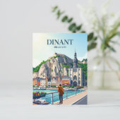 DINANT BELGIUM POSTKARTE (Stehend Vorderseite)