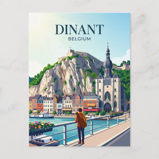 DINANT BELGIUM POSTKARTE (Vorderseite)