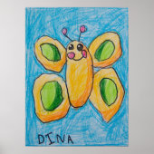 Dina's Butterfly Poster (Vorne)