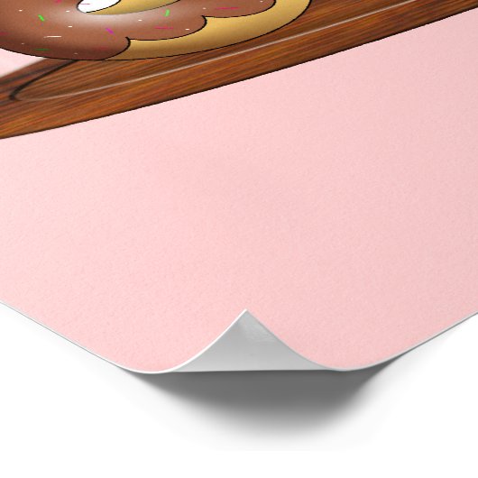 Dina's Doughnut Poster (Ecke)