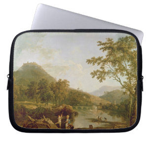 Dinas-Kleie von Llangollen, 1770-71 (Öl auf Laptopschutzhülle