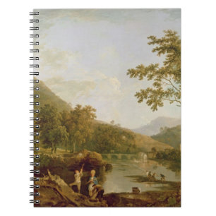 Dinas-Kleie von Llangollen, 1770-71 (Öl auf Notizblock