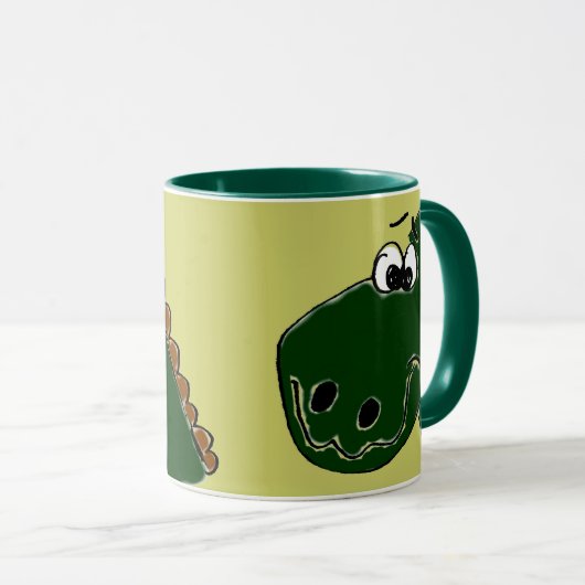 Dinasour Drink Tasse (VorderseiteRechts)