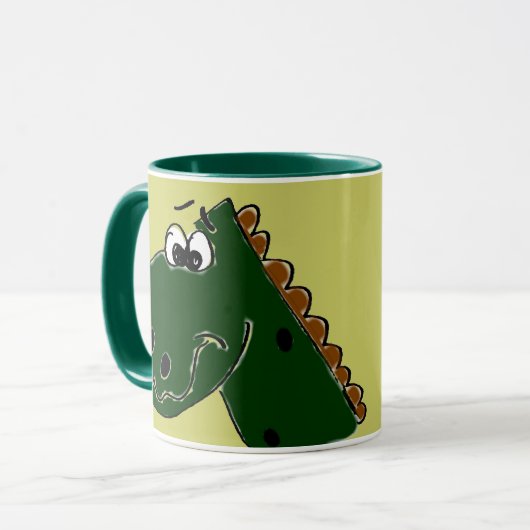 Dinasour Drink Tasse (Vorderseite Links)