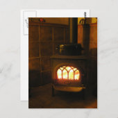 Dinde au feu postkarte (Vorne/Hinten)