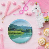 "Dine by the Lake - Nature Inspiriert Pappteller (Party)