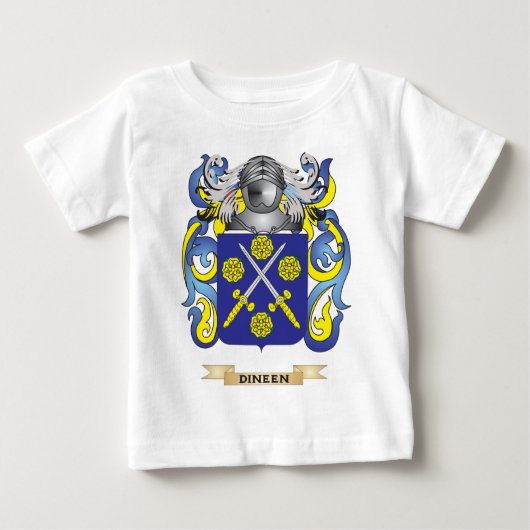 Dineen Wappen Baby T-shirt (Vorderseite)
