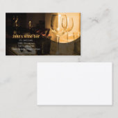 Diner Bar Business Card Weinkarte Visitenkarte (Vorne/Hinten)