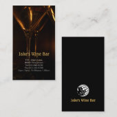 Diner Bar Restaurant Weinkultur und Erde Visitenkarte (Vorne/Hinten)