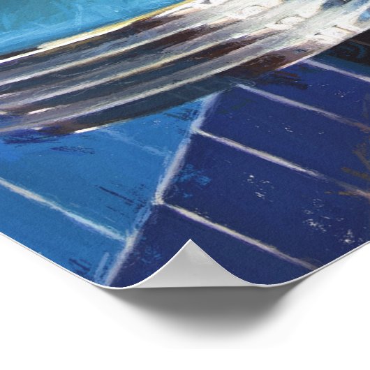 Diner Bar Stores Impressionismus Poster (Ecke)