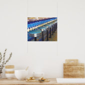 Diner Bar Stores Impressionismus Poster (Küche)