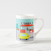Diner Bone China Tasse der 50er Jahre (Rechts)