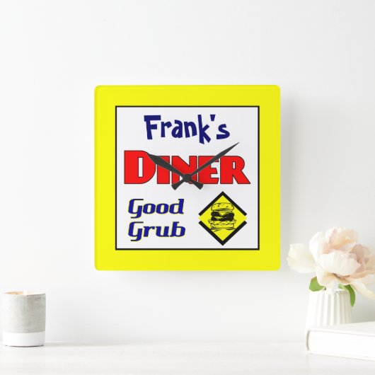 Diner Custom Retro Kitchenwall Uhr (Zuhause)