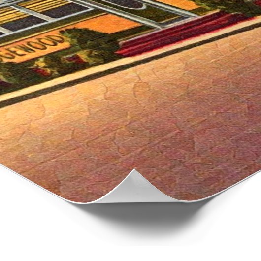 Diner der 50er Jahre Poster (Ecke)