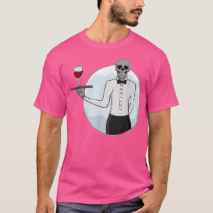 Diner Drink Server Restaurant Bedienung Skulptur W T-Shirt