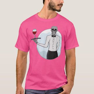 Diner Drink Server Restaurant Bedienung Skulptur W T-Shirt