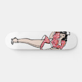 Diner Girl Skateboard (Horizontal)