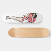 Diner Girl Skateboard (Horizontal)