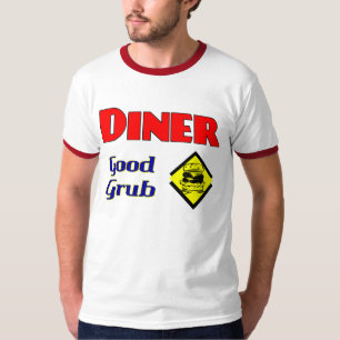Diner Good Grub Hamburger Restaurant Art T-Shirt