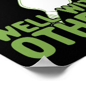 Diner gut mit anderen lustigen Pickleball Player Poster (Ecke)