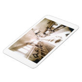 Diner Interior, 1920er Deko Vintage Postkarte Magnet (Linke Seite)