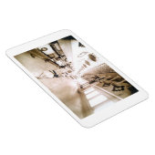 Diner Interior, 1920er Deko Vintage Postkarte Magnet (Rechte Seite)