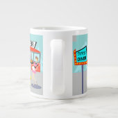 Diner Jumbo-Tasse der 50er Jahre (Rückseite)