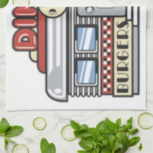 Diner Küchentuch (Gefaltet)